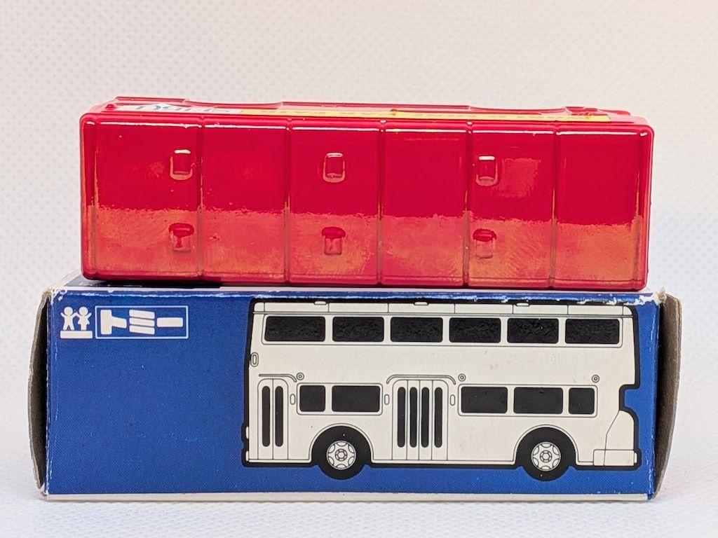 トミー トミカ青箱日本製/西武特注 ロンドンバス/SEIBU WORLD MINI CAR