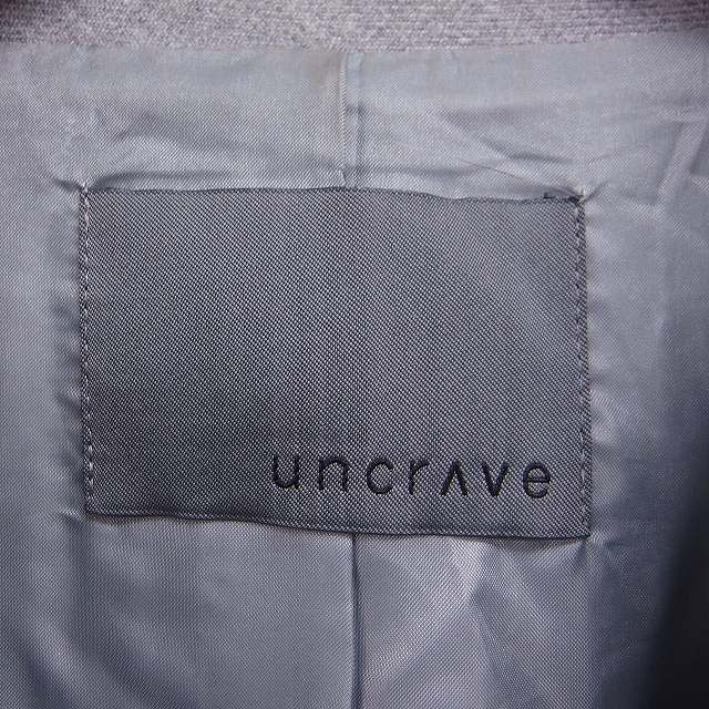 アンクレイヴ uncrave テーラードジャケット ダブルボタン 無地 ウール