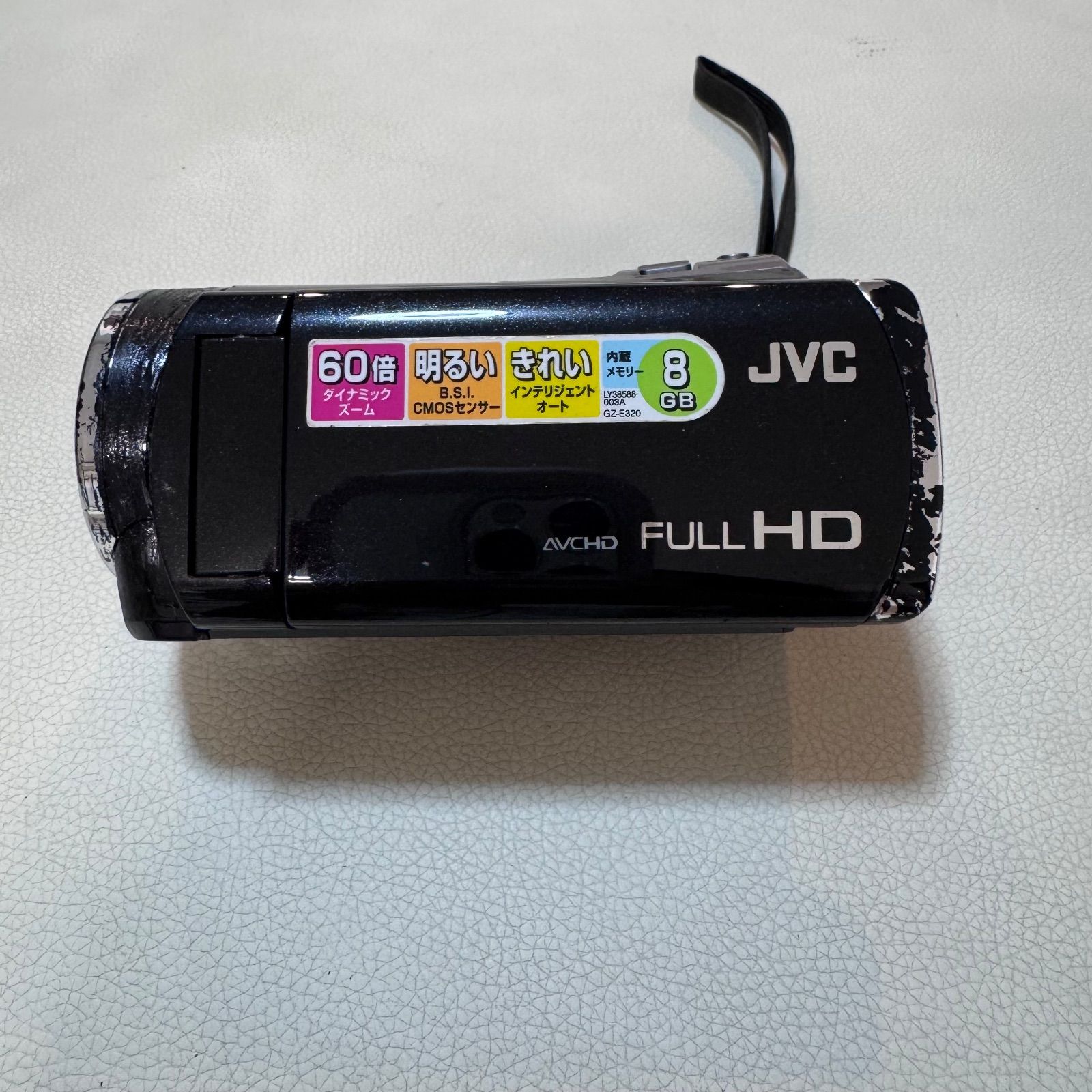 JVC Everio GZ-E320 フルHD ビデオカメラ 動作確認済 - メルカリ