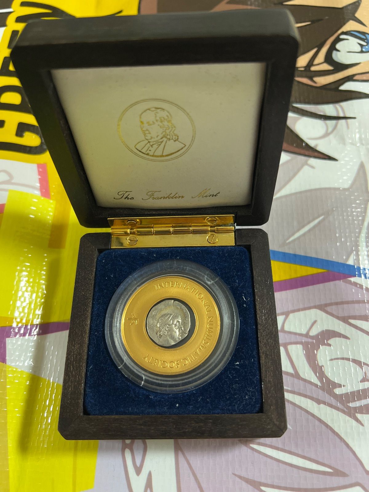 希少】フランクリンミント 古代ドラクマ銀貨 アリオバルザネス1世