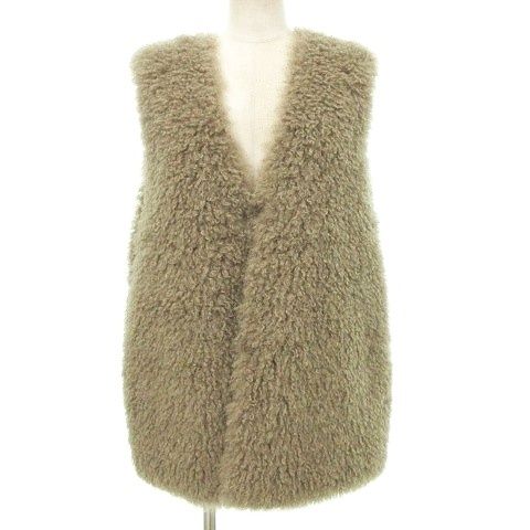 【新品】MICA&DEAL Vネックフェイクファーベスト/0124305192 MICA＆DEAL Vネックフェイクファーベスト | Garden garden