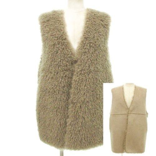 マイカ＆ディール MICA&DEAL タグ付き 24AW Vネック フェイクファー