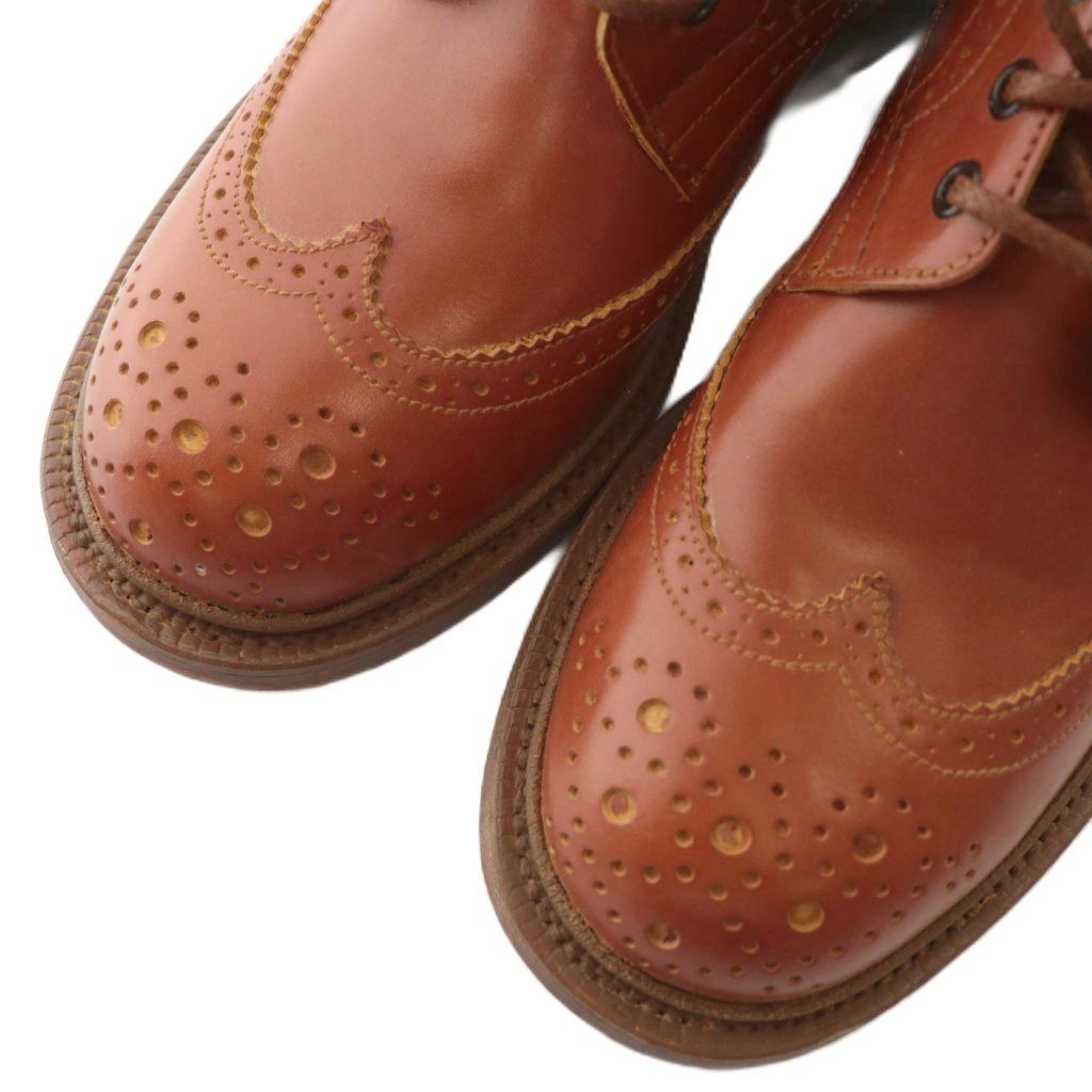 トリッカーズ　カントリー ウィングチップ メダリオン ブーツ ブラウン 9 中古・古着通販】Tricker's (トリッカーズ) ウィングチップカントリー