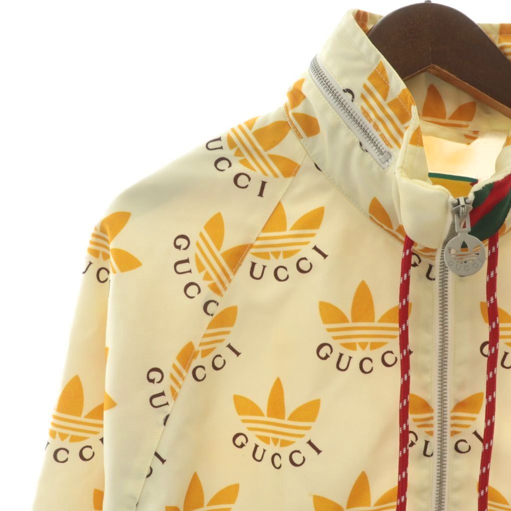 GUCCI×adidas アディダス　グッチ　ジップアップアノラック　L 中古・古着通販】GUCCI (グッチ) adidas (アディダス) GG総柄ナイロン