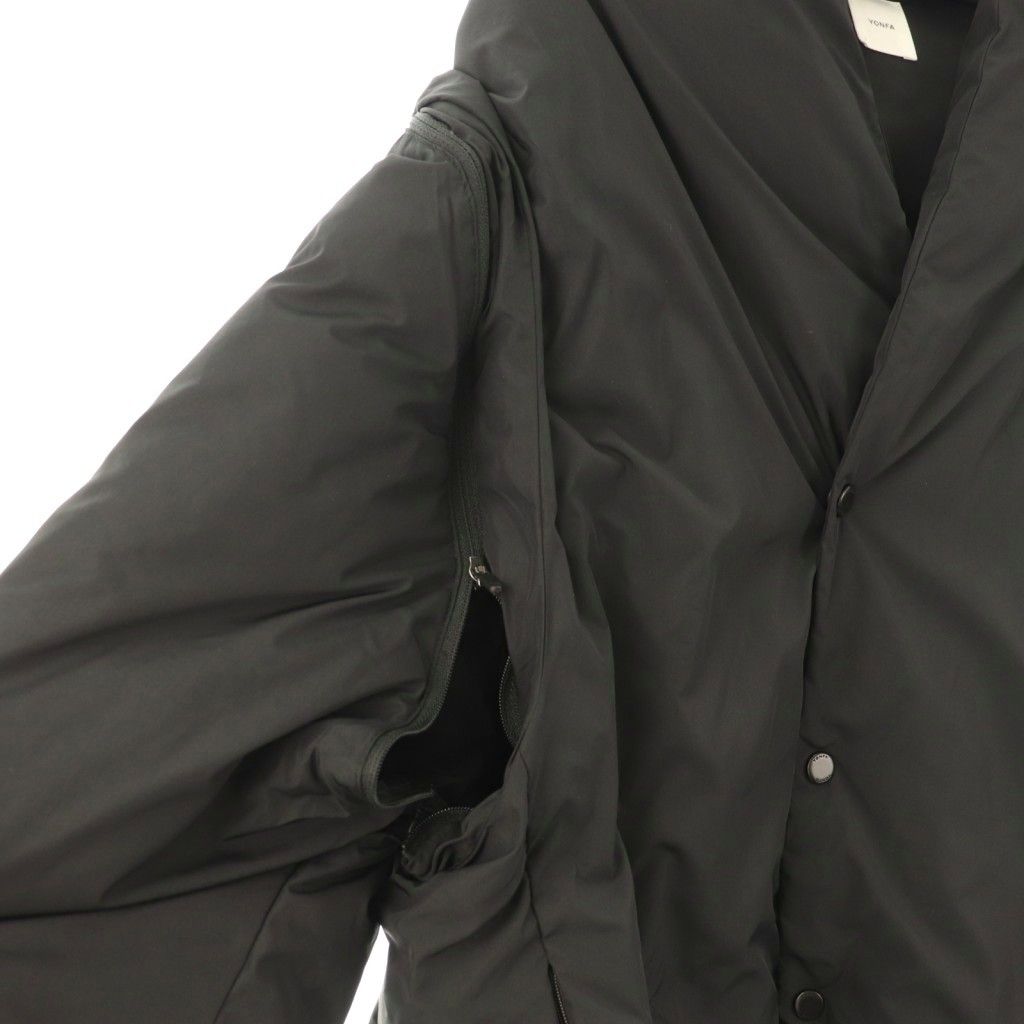 yonfa ダウンジャケット ヨンファ YONFA デタッチャブル2WAYコクーンダウンコートダウンベスト