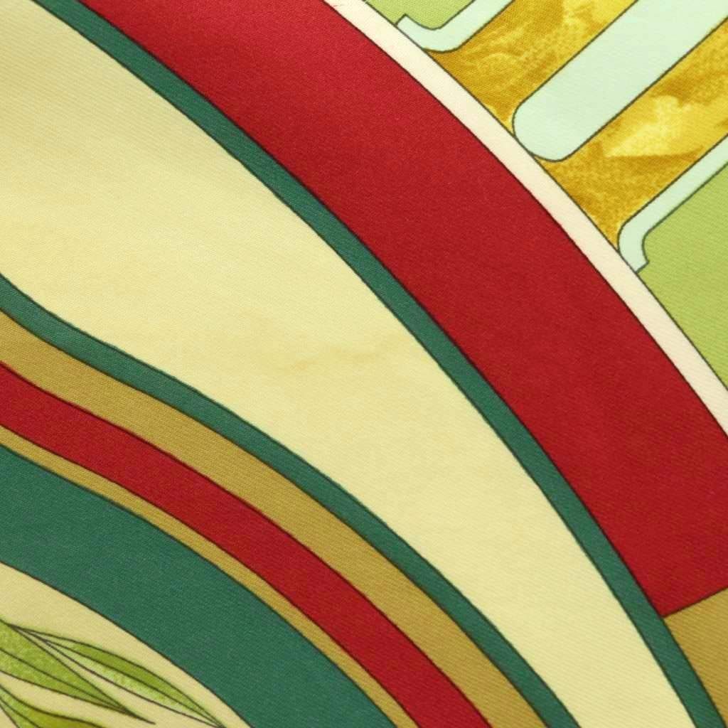 エルメス HERMES la ronde des heures カレ90 花の中で過ごす時間