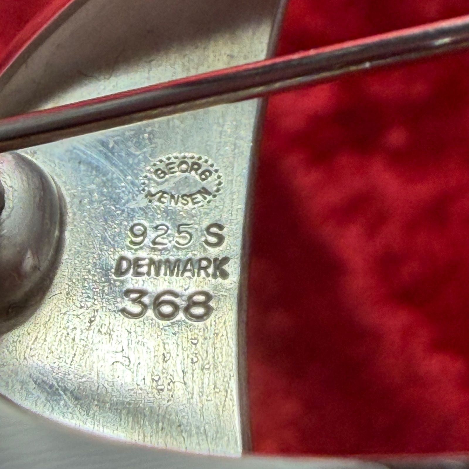 美品 ブローチ ヘニングコッペル ♯368 11.3g ジョージジェンセン