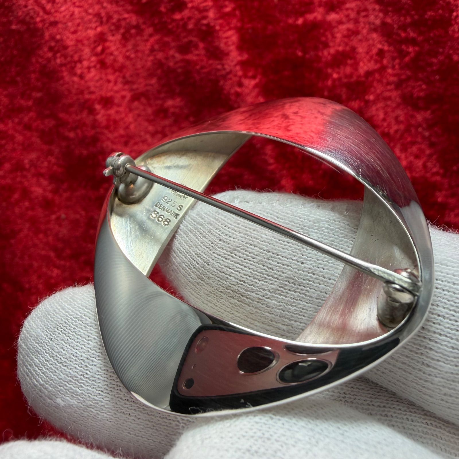 美品 ブローチ ヘニングコッペル ♯368 11.3g ジョージジェンセン