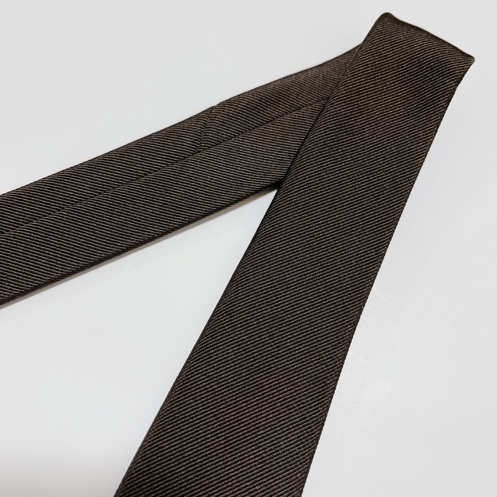 新品タグ付き メーカーズシャツ鎌倉 ネクタイ ハイブランド ソリッド