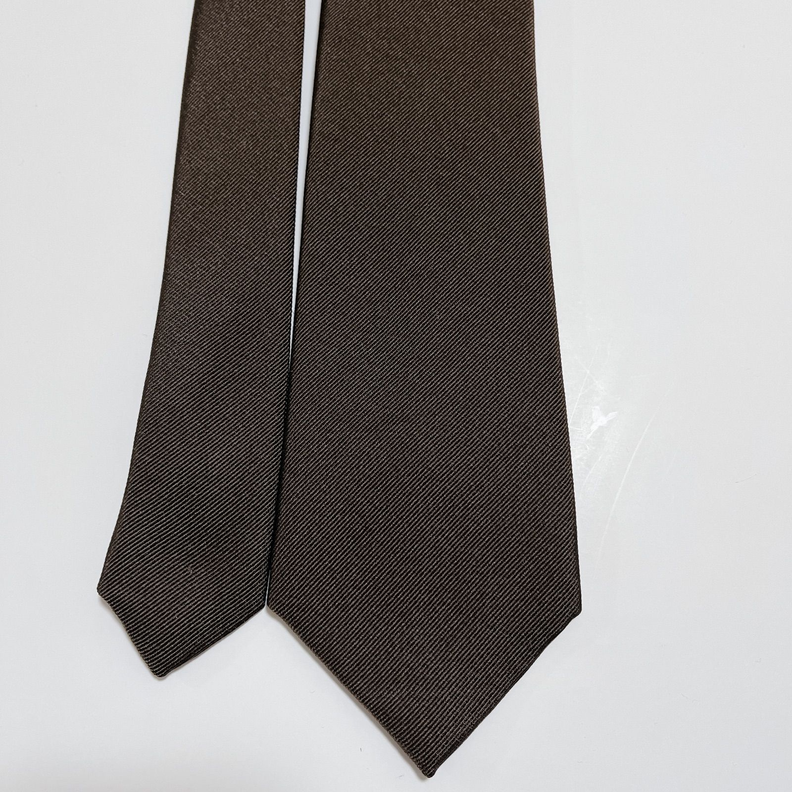 新品タグ付き メーカーズシャツ鎌倉 ネクタイ ハイブランド ソリッド