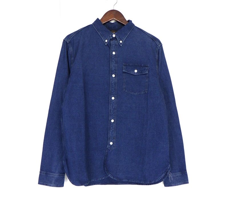 ダブルアールエル ラルフローレン RRL RALPH LAUREN 【 782973888001 】 ボタンダウン デニム シャツ 45676