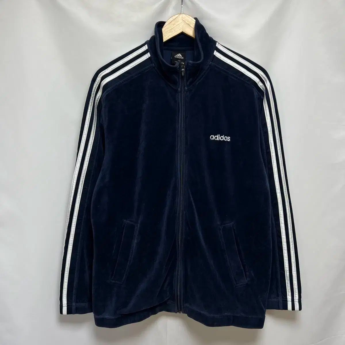 正規品/100 adidas 3本線 ベルベット トラックジャージ/ジャージ