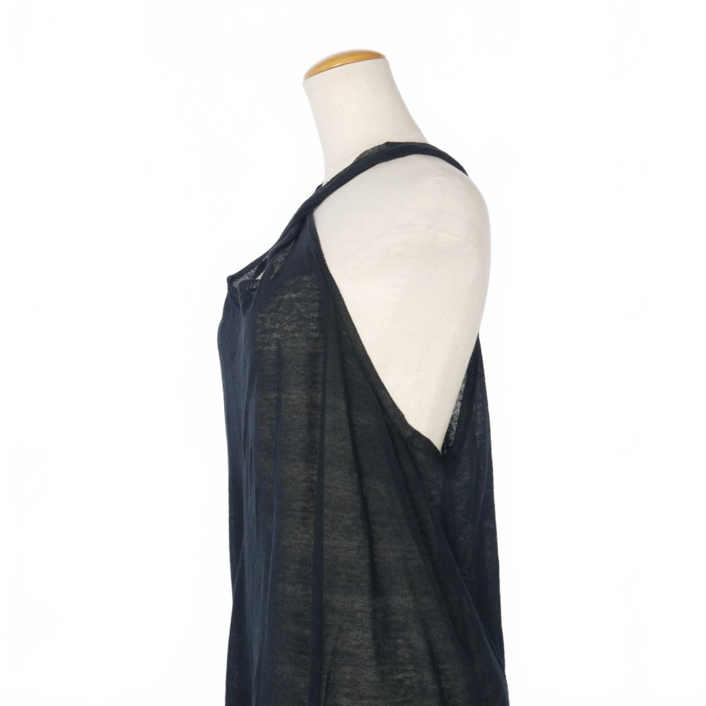 アンドゥムルメステール ANN DEMEULEMEESTER クロスネック 変形 ロング