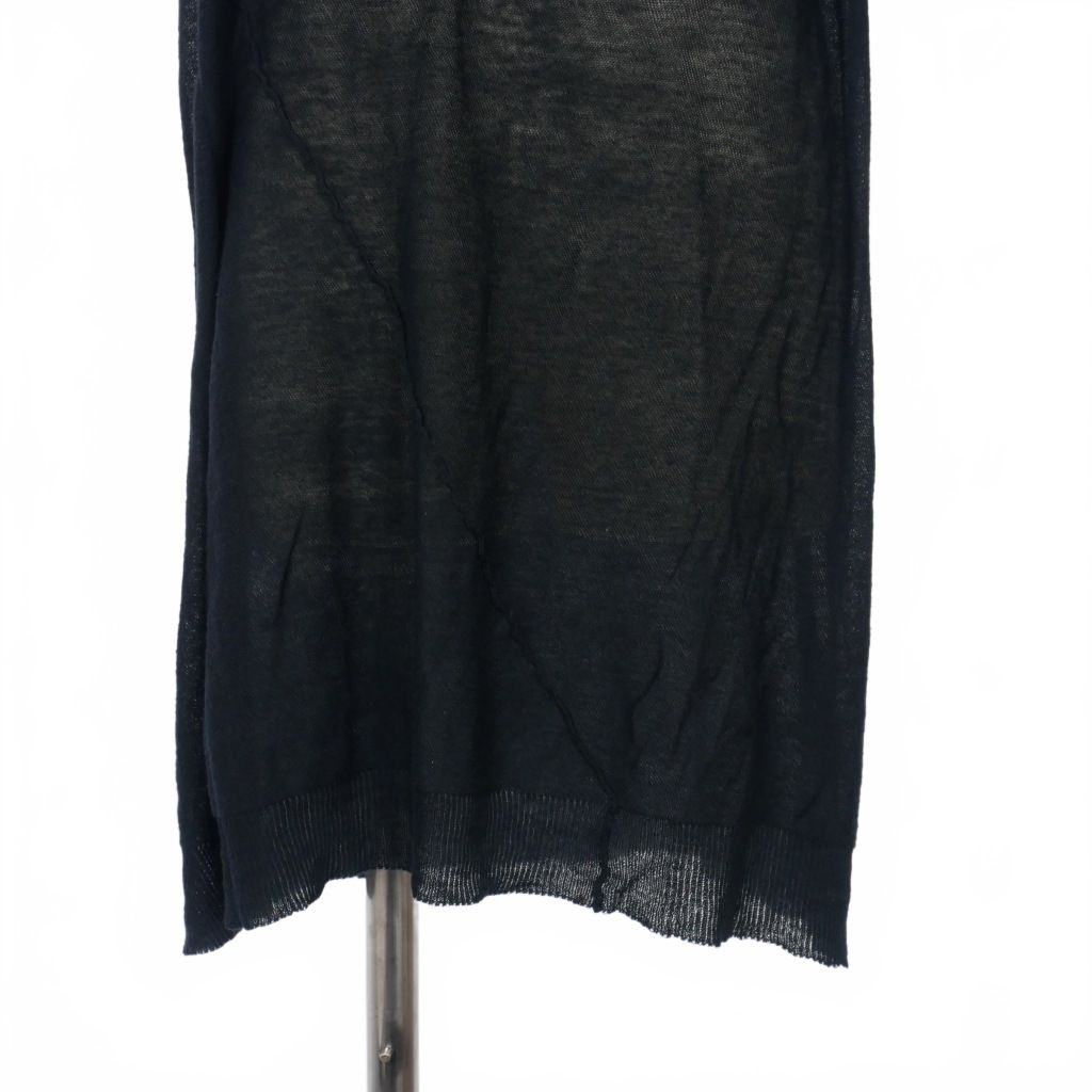 アンドゥムルメステール ANN DEMEULEMEESTER クロスネック 変形 ロング