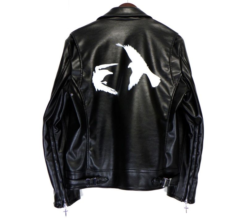 ラストネスト LAST NEST 【 DOVE RIDERS JACKET 】 ダヴ プリント