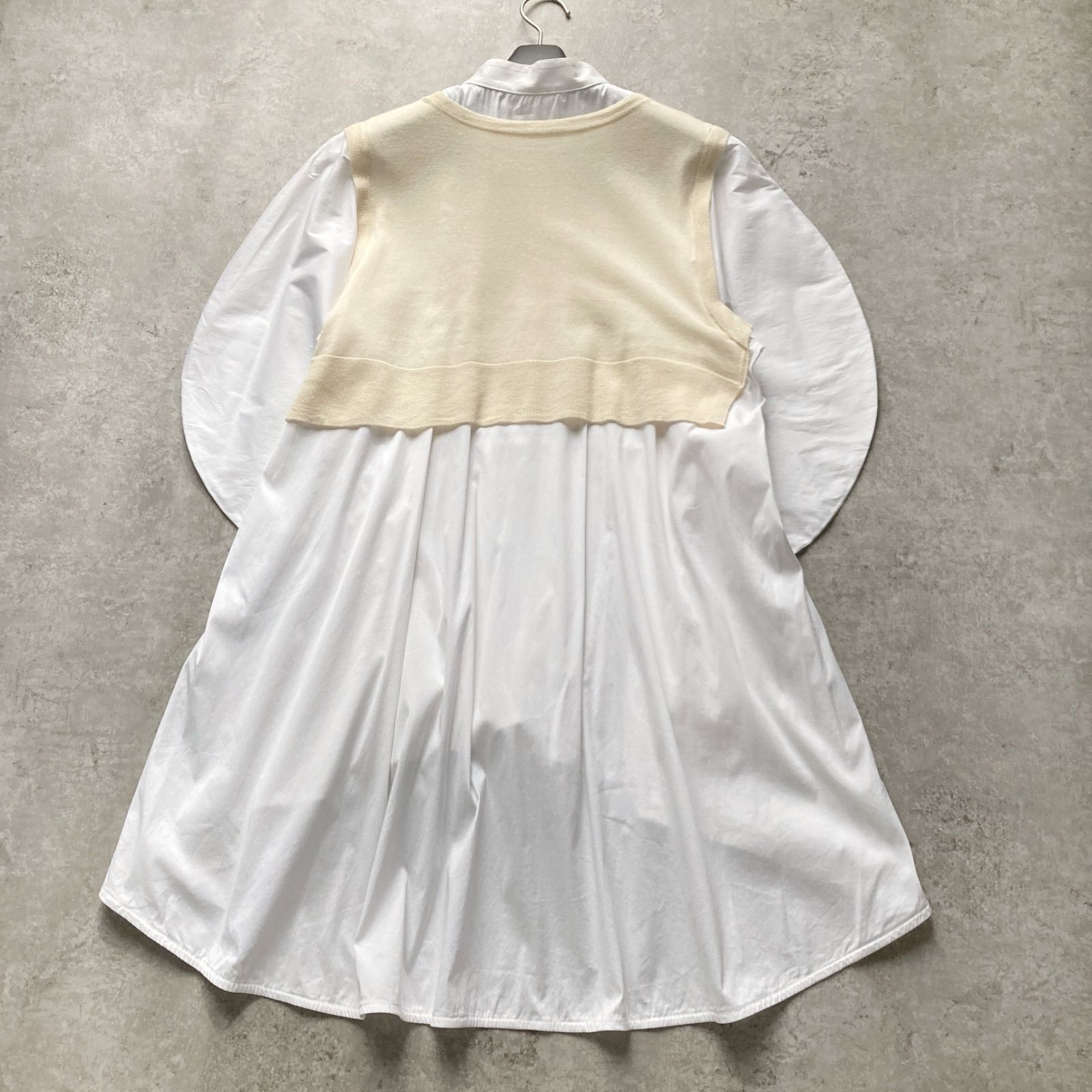 良品 ENFOLD エンフォルド レイヤード ドッキング プルオーバー 
