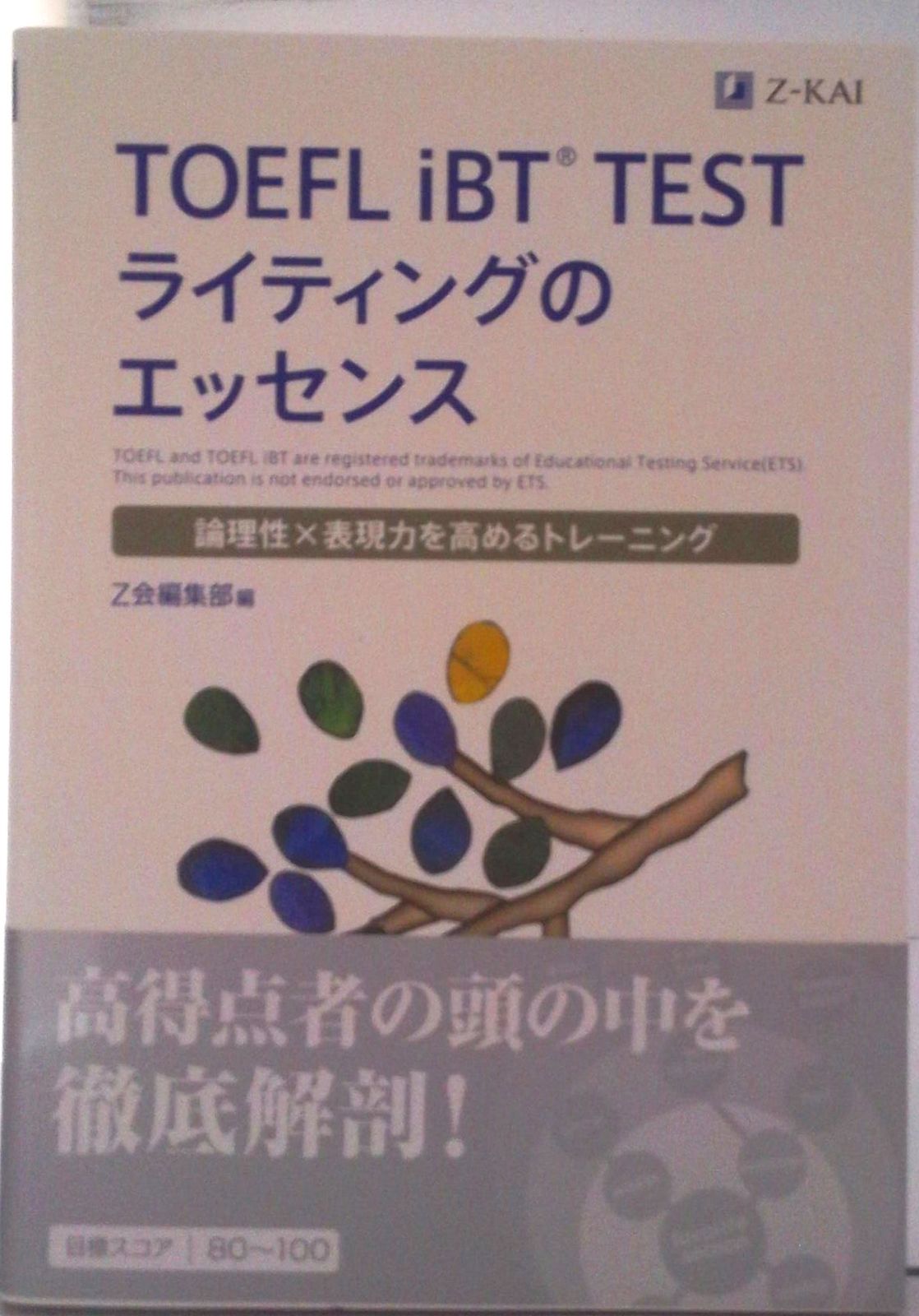 TOEFL iBT TESTライティングのエッセンス 論理性×表現力を