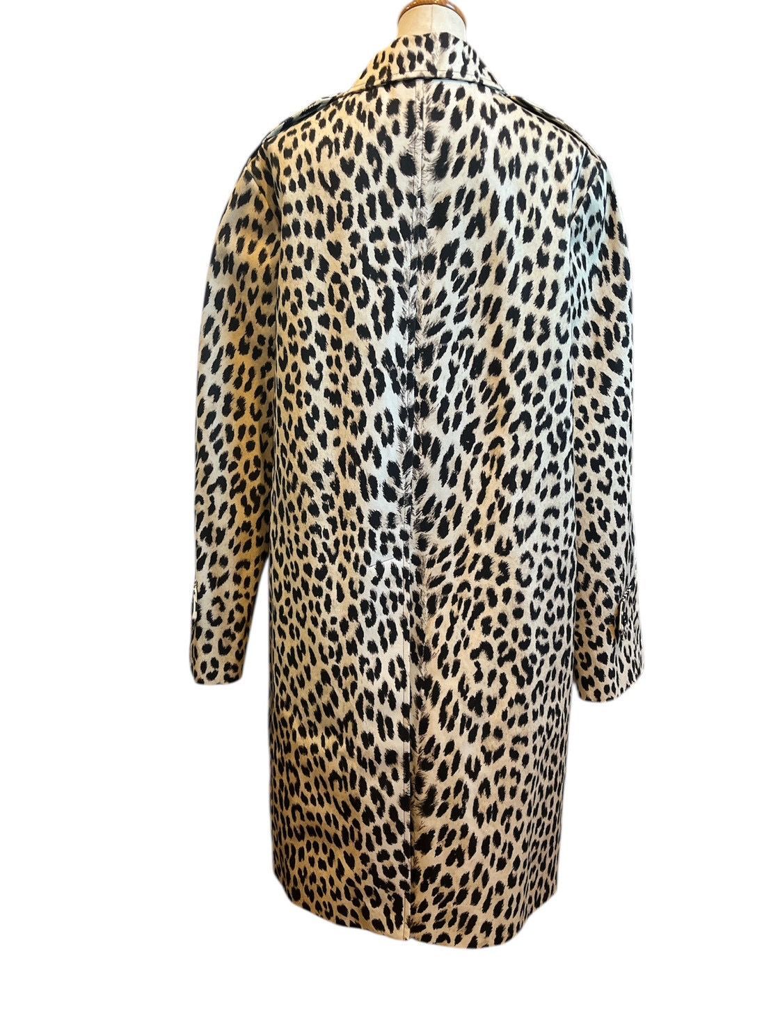 美品】セリーヌ CELINE レオパード柄 コート ロング丈 スリット98cm