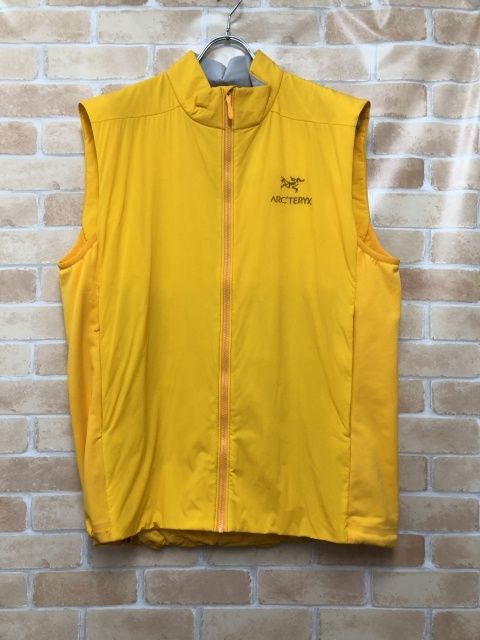 中古】 ARC'TERYX アークテリクス ATOM VEST X000007475 イエロー L