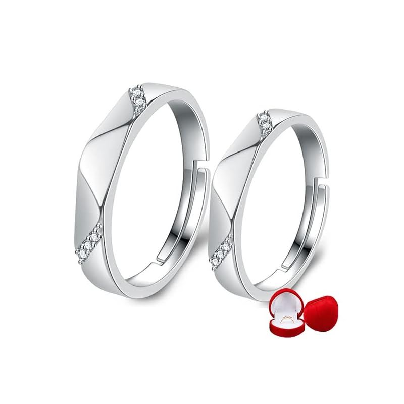 C Girls真珠屋 5 A級CZダイヤ ひし形の彫りがおしゃれリング 結婚指輪 シルバー サイズが自由に調整できる プレゼント 女性 指輪 czダイヤモンド 贈り物 記念日 ベネチアスライド調整 全品ギフトラッピング