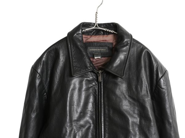 お得なクーポン配布中!】 00s バナナリパブリック 本革 レザー