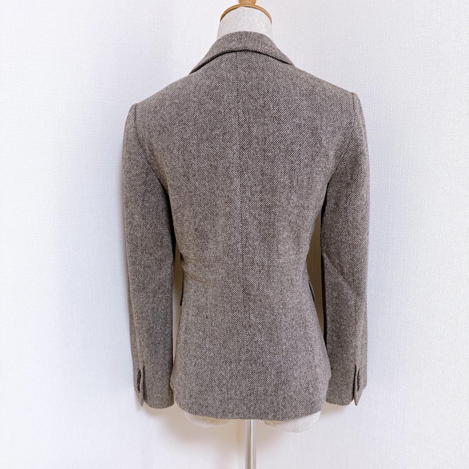 SCAPA スキャパ テーラードジャケット ウール100% ブラウン 38