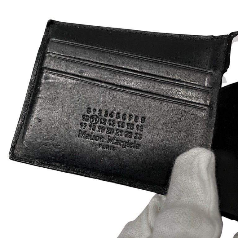 Maison Margiela 11 マネークリップ付きカーフレザーコンパクト