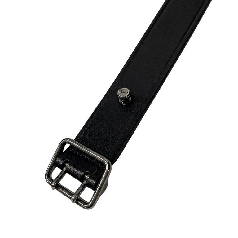 SAINT LAURENT PARIS ダブルピンレザーベルト 小物 服飾雑貨 SLP YSL