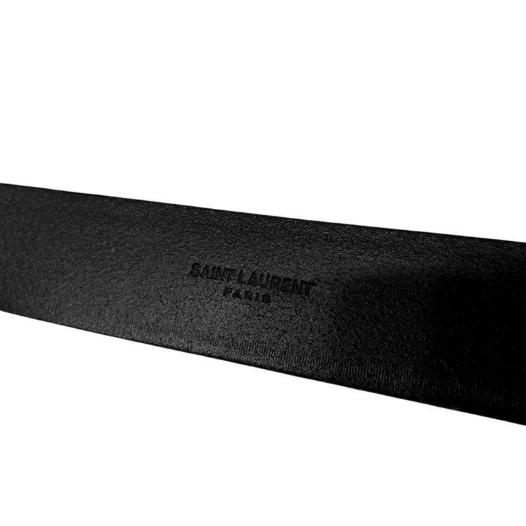 SAINT LAURENT PARIS ダブルピンレザーベルト 小物 服飾雑貨 SLP YSL