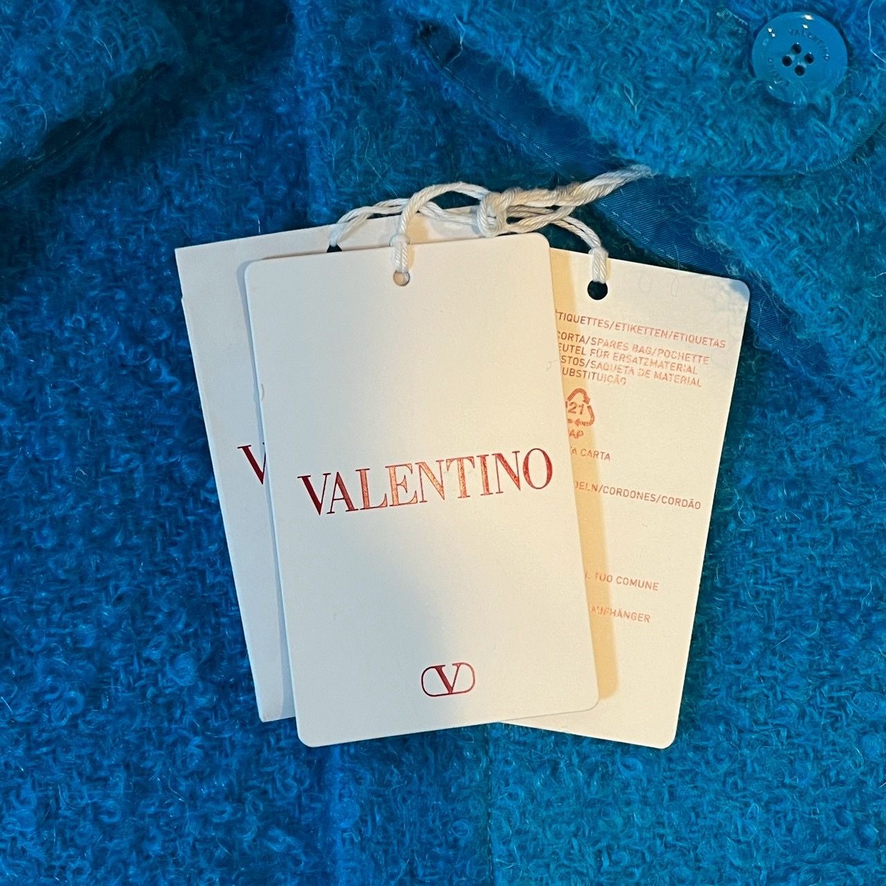 新品未使用】 バレンチノ VALENTINO モヘア混 シャギージャケット