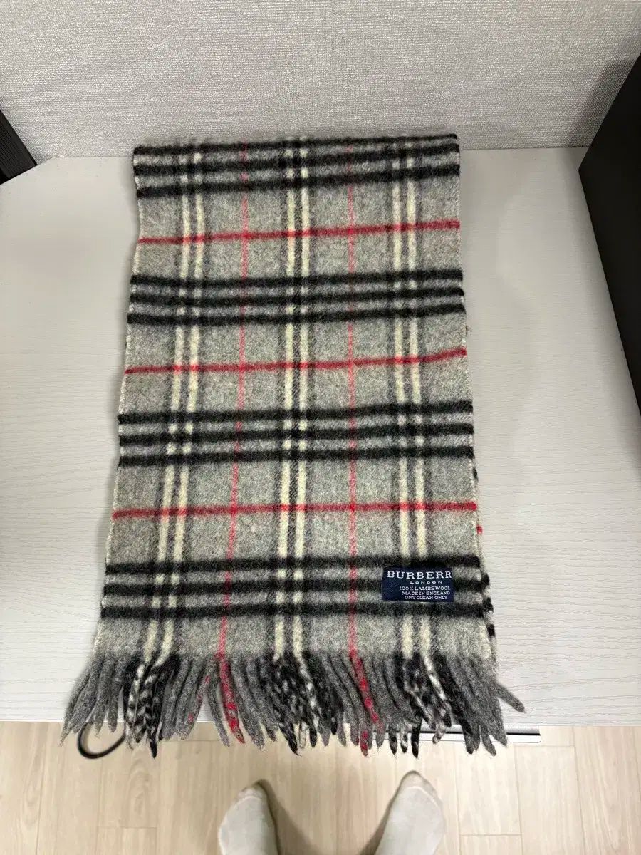 バーバリー ラムウール チェック マフラー (正規品) イギリス 正規品