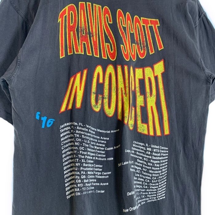 トラヴィス・スコットツアーTシャツ Travis Scott Utopia Circus Maximus Tour Face Tee Tシャツ (Cactus