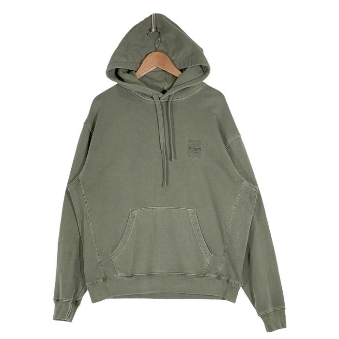 COACH　プルオーバーパーカー　フーディ　スウェット　Lサイズ　グリーン COACH コーチ HOODIE プルオーバースウェットパーカー フーディ