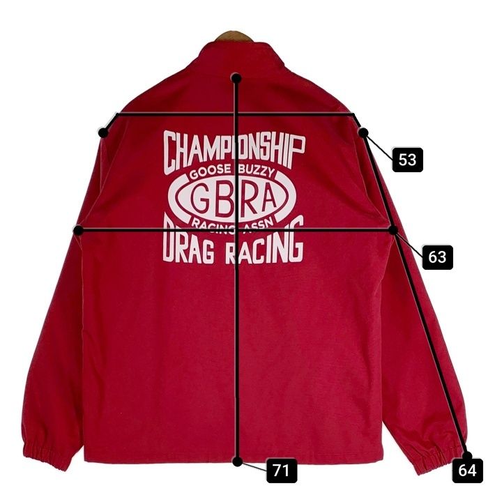 GOOSE BUZZY グースバジー STAND COLLAR RACING JACKET スタンドカラー