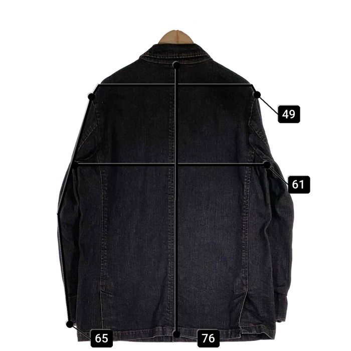 BURBERRY LONDON バーバリーロンドン ブラックデニムジャケット ミドル