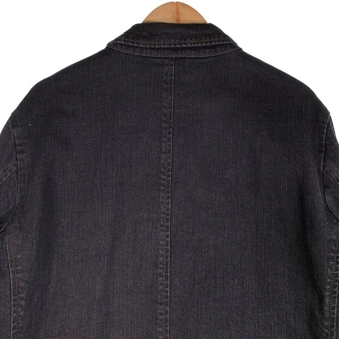 BURBERRY LONDON バーバリーロンドン ブラックデニムジャケット ミドル
