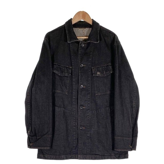 BURBERRY LONDON バーバリーロンドン ブラックデニムジャケット ミドル