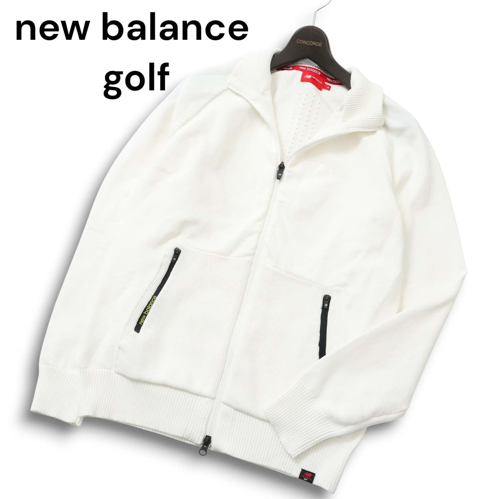 new balance golf ニューバランス ゴルフ 通年 ロゴ☆ ニット ダブル