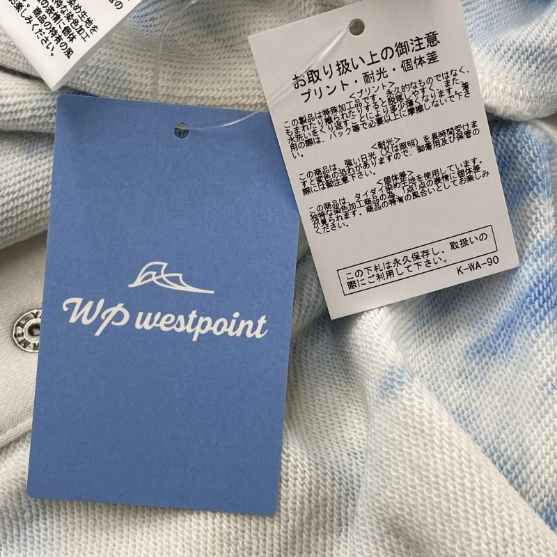 中古】WP WESTPOINT タイダイスウェットGジャン サイズL ダブルピー