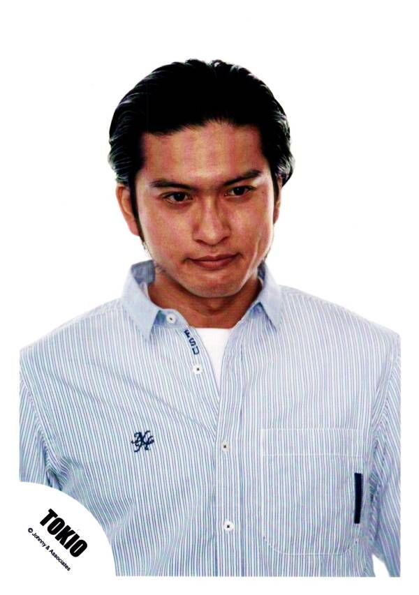 長瀬 智也 TOKIO 水色ストライプシャツ - メルカリ