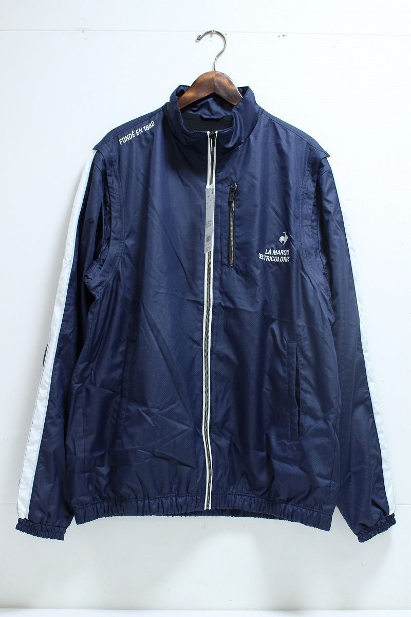 le coq sportif ゴルフコレクション ジャケット L ネイビー ルコックスポルティフ le coq sportif アノラックジャケット -デサント