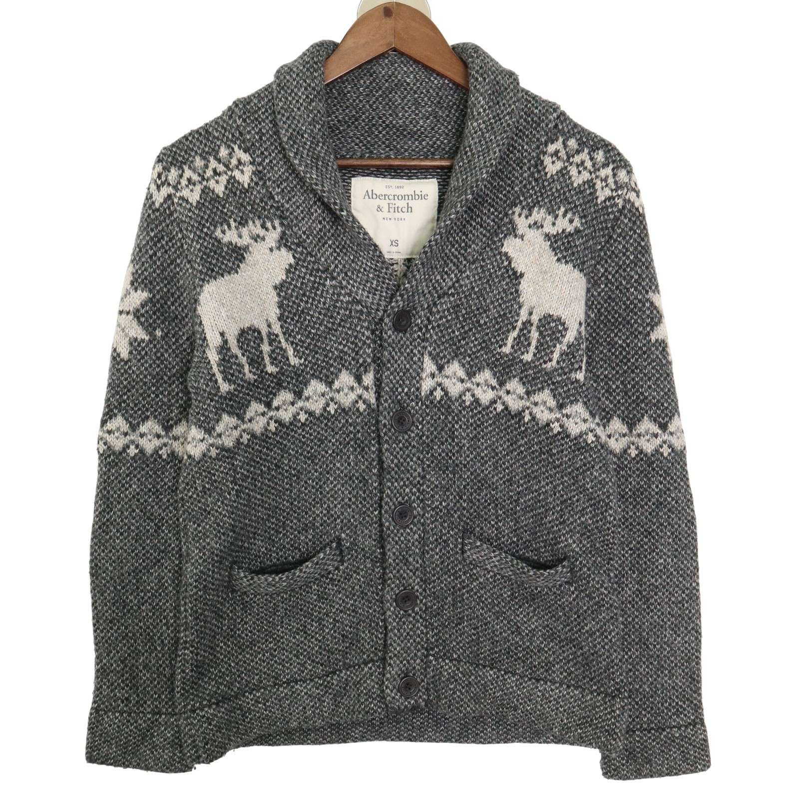 Abercrombie&Fitch アバクロンビー＆フィッチ 秋冬☆ ショールカラー 