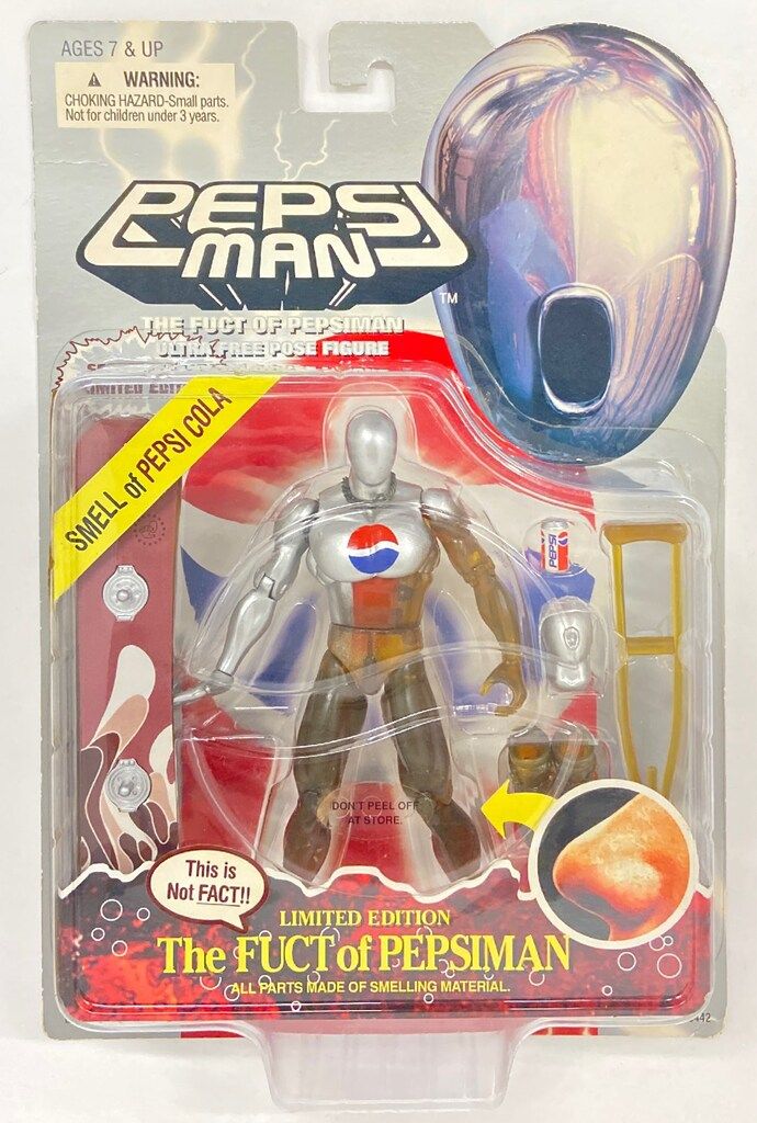 バンダイ ULTRA FREE POSE FIGURE PEPSIMAN / COLA VERSION - メルカリ