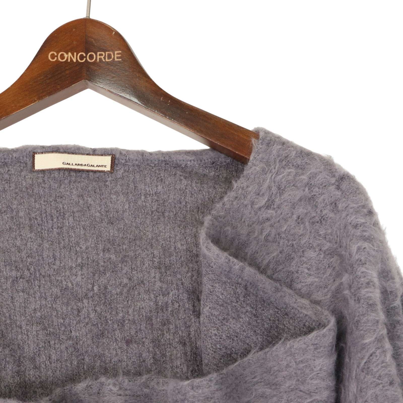 【美品】GALLARDA GALANTE ウールカシミヤワイドVニット GALLARDAGALANTE（ガリャルダガランテ）の「ウールカシミヤVネック