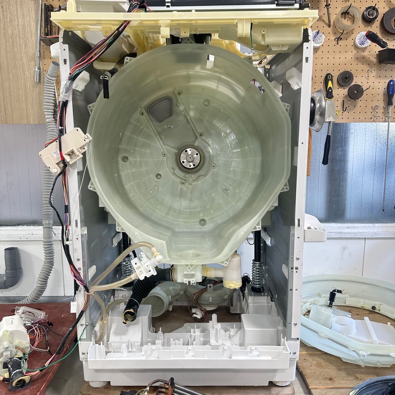 SHARP ES-P110-SRドラム式洗濯機 ヒートポンプ式 分解洗浄 - メルカリ