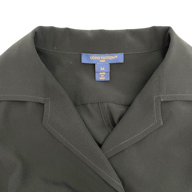 ルイ・ヴィトン LOUIS VUITTON ベルトアシンメトリーワンピース FRDS32