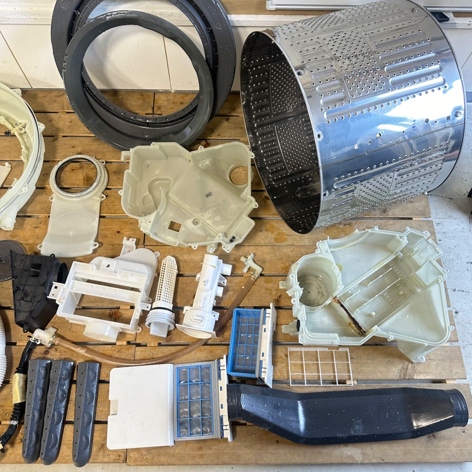 SHARP ES-P110-SRドラム式洗濯機 ヒートポンプ式 分解洗浄 - メルカリ