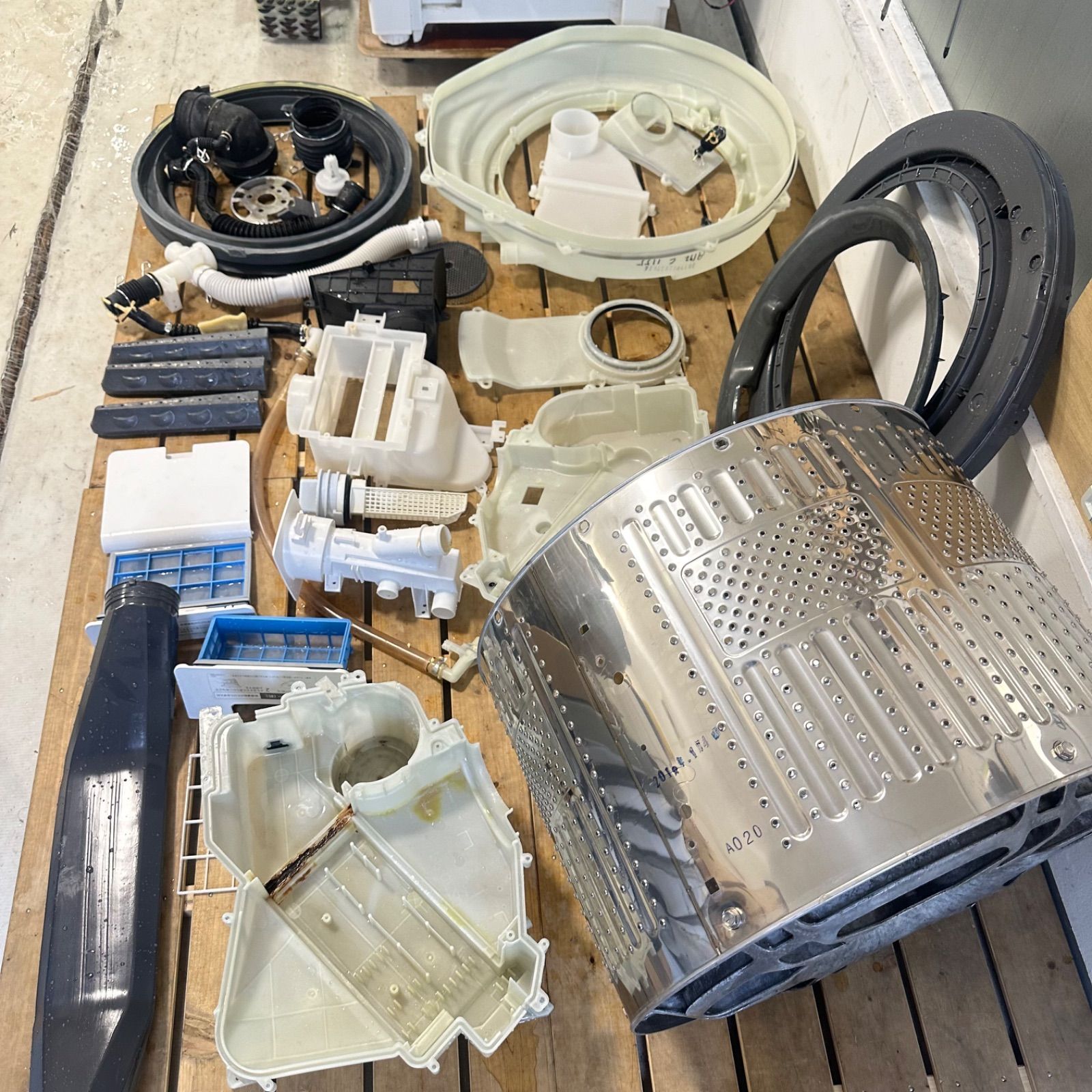 SHARP ES-P110-SRドラム式洗濯機 ヒートポンプ式 分解洗浄 - メルカリ