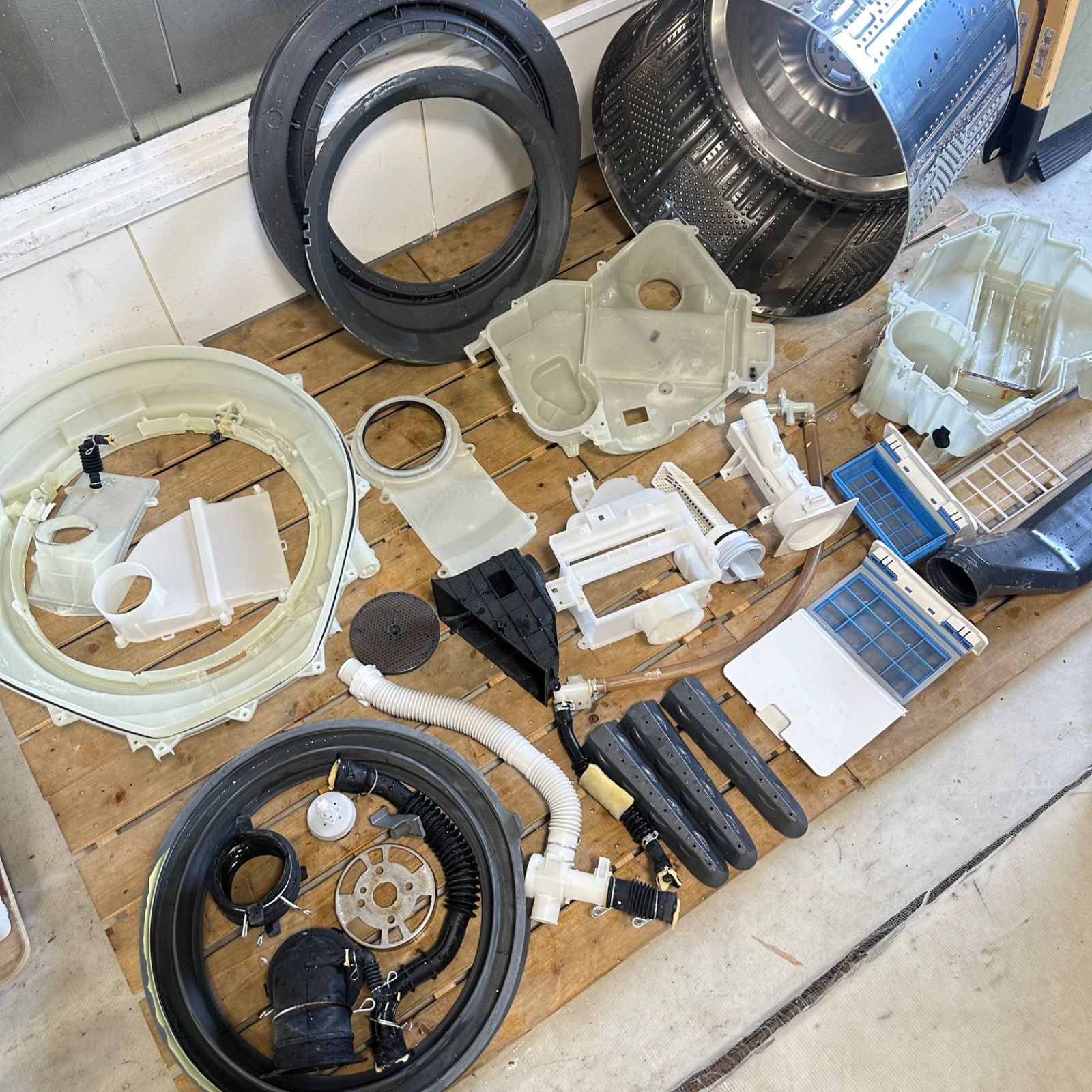 SHARP ES-P110-SRドラム式洗濯機 ヒートポンプ式 分解洗浄 - メルカリ