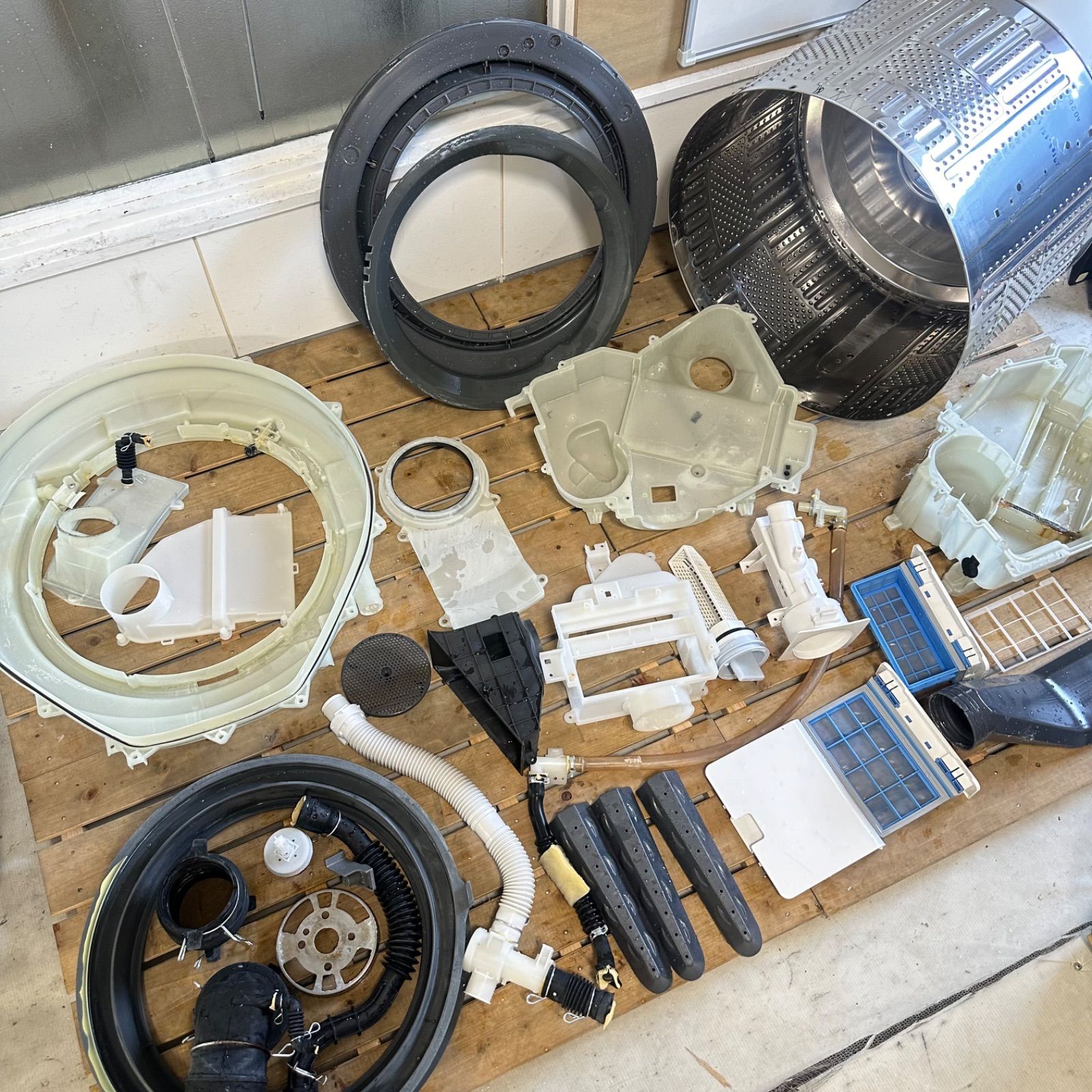 SHARP ES-P110-SRドラム式洗濯機 ヒートポンプ式 分解洗浄 - メルカリ